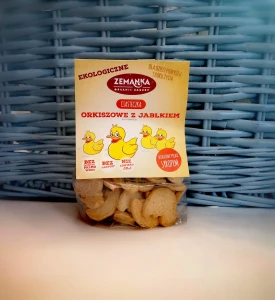 Ekologiczne ciasteczka orkiszowe z jabłkiem 100 g 