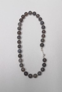 Chalcedon Szary - Naszyjnik 