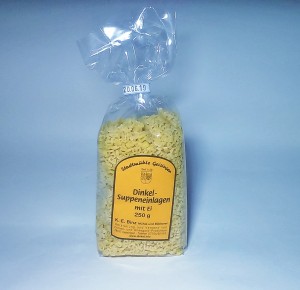 Makaron orkiszowy 250 g - literki 